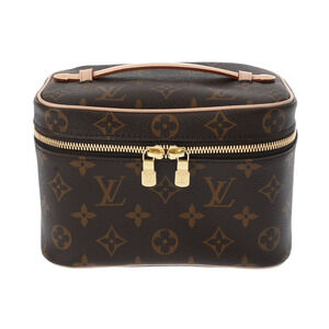 Louis Vuitton Monogram Nice Vanity Bag Brown Canvas Handbag